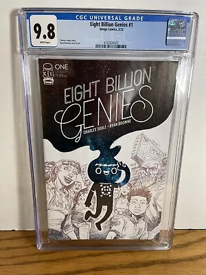 Buy Eight Billion Genies #1 (Cover A, 1st Print), Image Comics, 2022 - CGC 9.8 • 79.67£