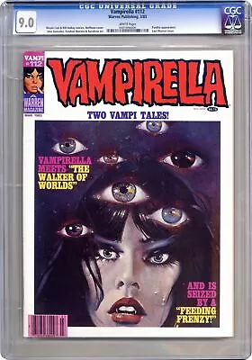Buy Vampirella #112 CGC 9.0 1983 0001896006 • 130.45£