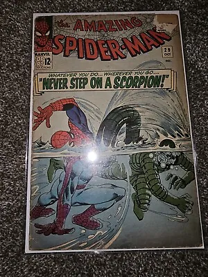 Buy Amazing Spider-Man #29 GD/VG 3.0 2nd Appearance Scorpion! Stan Lee! Marvel 1965 • 63.19£