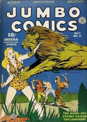 Buy Jumbo Comics #1-167 Full Run On Dvd Rom Fiction House Sheena Vintage Golden Age • 4.95£