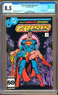 Buy Crisis On Infinite Earths #7 (1985) CGC 8.5  WP Wolfman -  Perez    Supergirl  • 36.41£
