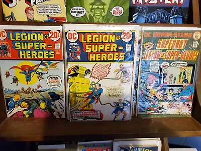 Buy Complete Superboy/legion Of Super-heroes 1973-1976 (dave Cockrum Wedding, Death) • 100.53£