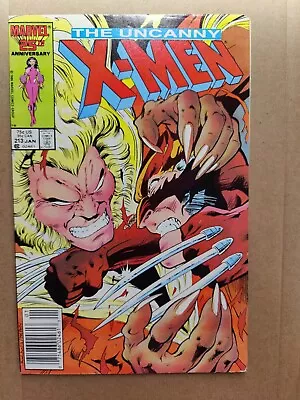 Buy Uncanny X-Men 213 Sabretooth Low Grade 1987 VG 1st Mr. Sinister Psylocke • 11.87£
