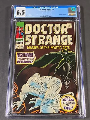 Buy Doctor Strange #170 1968 CGC 6.5 4122349023 Roy Thomas Dan Adkins Nightmare • 59.16£