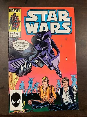 Buy Star Wars #93  (marvel Bronze Age Comics) 1984 Fn+ • 7.99£