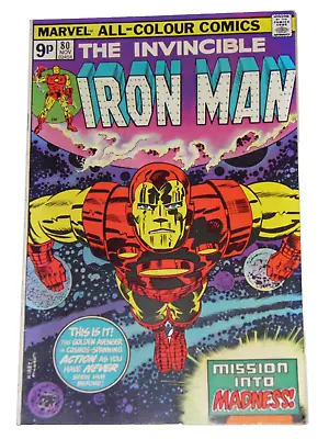 Buy Marvel -  Invincible Iron Man 80 Nov  1975 UK Price Variant  FINE++  Jack Kirby • 8.99£
