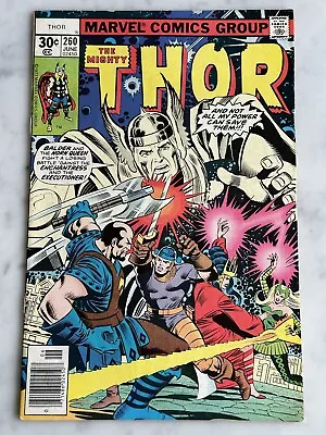 Buy Thor #260 VF 8.0 - Buy 3 For FREE Shipping! (Marvel, 1977) • 6£