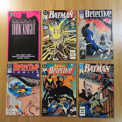 Buy Lot 6x Batman 443 446 Detective Comics 610 611 612 Legends Dark Knight 1 Magenta • 20.05£