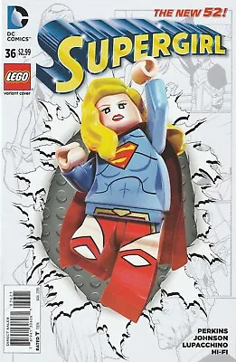 Buy Supergirl #36 (2011 Dc) Emma Lupacchino ~ 'lego' Variant ~ Unread Nm • 3.95£