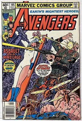 Buy Avengers #195 Newsstand 1st Cameo Appearance Taskmaster Marvel 1980 VG-FN • 10.39£