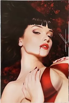 Buy Vampirella: Year One #1 Carla Cohen Dark Red / Black Ground Virgin Variant RARE • 59.99£