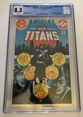 Buy The New Teen Titans Annual #2 Cgc 8.5 1983 Comic 1st App Vigilante DC Comics • 84.95£