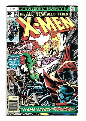 Buy Uncanny X-Men #105, VG/FN 5.0, Phoenix Vs. Firelord • 37.84£