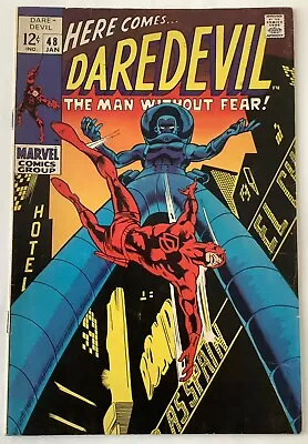 Buy Daredevil #48 (1st Series) By Stan Lee & Gene Colan, Marvel, 1969 • 19.92£