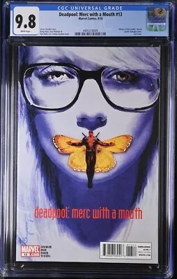 Buy Deadpool: Merc With A Mouth #13 CGC 9.8 NM/M Silence Of The Lambs Homage WP 2010 • 87.95£