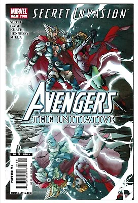 Buy Avengers: The Initiative #18 - Marvel 2008 - Written Dan Slott [Secret Invasion] • 7.29£