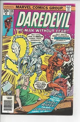 Buy Daredevil #138 F+(7.0)👿Daredevil👿 Byrne Ghost Rider • 14.23£