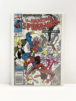 Buy Amazing Spider-Man #340 NEWSSTAND VARIANT Rare Marvel Comics • 10.04£