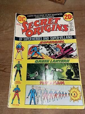 Buy Secret Origins #3 DC Comics 1973 • 2.50£
