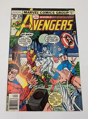 Buy Avengers #170 (FN+) GotG App.! George Perez! Marvel 1978 • 9.53£