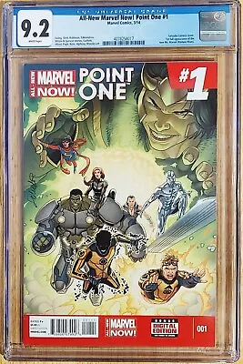 Buy All-New Marvel Now Point One #1 1st Full Kamala Khan CGC 9.2 NM- FREE SHIPPING • 55.73£