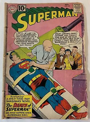 Buy 1961 DC Comics SUPERMAN #149 ~ Low Grade, Centerfold Detached And Tattered • 22.13£