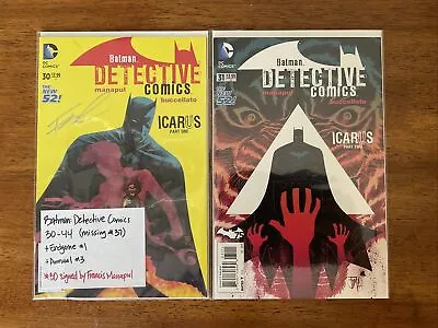 Buy Batman Detective Comics #30-44 (missing 37) + Endgame Issue + Annual #3 Signed • 22.52£