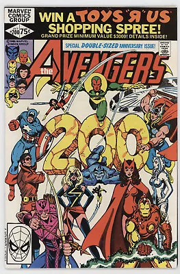 Buy Avengers 200 Marvel 1980 FN Captain America Iron Man Thor Hawkeye Vision • 9.49£