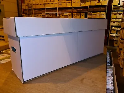 Buy 10 X Professional Silver Age Comic Storage LONG Boxes Modern Current 70.5cm Long • 99.99£