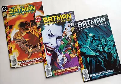 Buy Batman Shadow Of The Bat 80 81 82 Job Lot DC Comics 1999 Waxman And Clown Arc • 22.99£