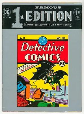Buy FAMOUS FIRST EDITION #C-28 F, Detective Comics #27, Treasury, DC Comics 1974 • 23.72£