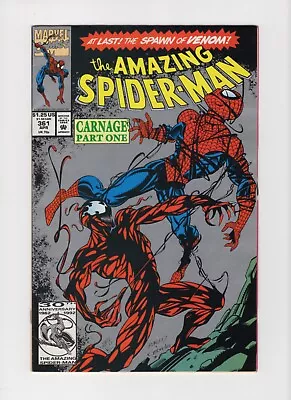 Buy The Amazing Spider-Man #361 Marvel 1992, 1st App Of Carnage 2nd Printing • 63.95£