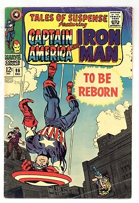 Buy Tales Of Suspense 96 Captain America Iron Man Gene Colan 1967 Marvel Comics P824 • 13.88£