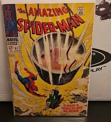 Buy Amazing Spider-Man #61 1968 - 1st Gwen Stacy Cover Appearance Read Description • 29.73£