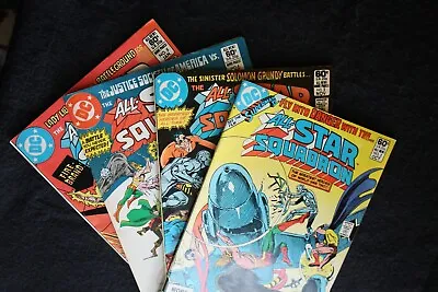 Buy ALL-STAR SQUADRON #2 #3 #4 And #5 1981-1982 DC Comics • 15.95£