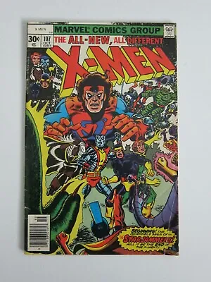 Buy X-men #107 Vg 4.0 1st Full Appearance Starjammers Claremont Cockrum Wolverine • 63.33£