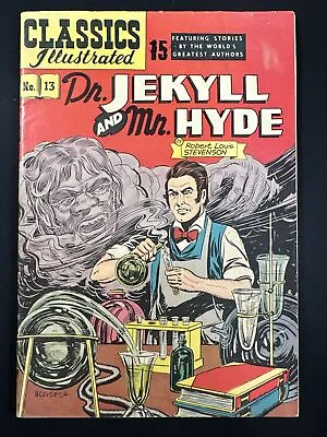 Buy Dr Jekyll And Mr Hyde #13 Classic Comics HRN 71 Golden Age 7 Edition Print Fine • 15.76£