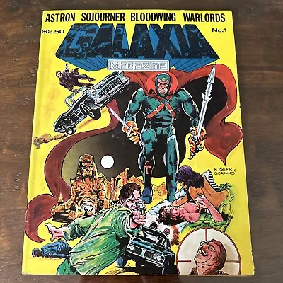 Buy GALAXIA MAGAZINE #1 JUNE 1981 Astral Comics • 23.71£
