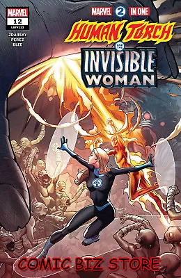 Buy Marvel Two-in-one #12 (2018) 1st Printing Human Torch & Invisible Woman Main Cvr • 3.40£