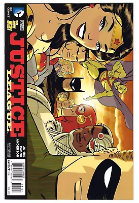 Buy DC Comics New 52 JUSTICE LEAGUE #37 First Printing Darwyn Cooke Cover B Variant • 1.55£