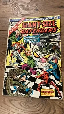 Buy Giant Size Defenders #3 - Back Issue - 1st App Korvac - Marvel Comics - 1974  • 60£