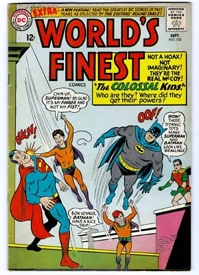 Buy WORLD'S FINEST Comics #152 In VG/FN A 1965 DC Silver Age Comic SUPERMAN & BATMAN • 9.53£