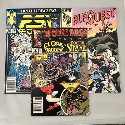 Buy Marvel Comics Lot Strange Tales 3 1987 Elf Quest 15 Psi Force 4 • 11.85£