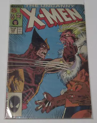 Buy The Uncanny X-Men #222 Comic Book Wolverine Vs Sabretooth 1987 • 4£
