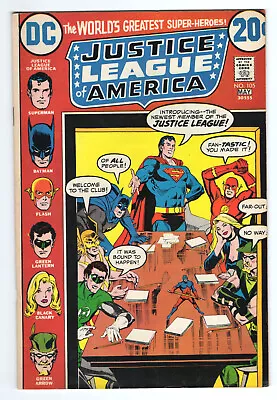 Buy Justice League Of America #105 Very Fine 8.0 Elongated Man Joins 1973 • 15.27£