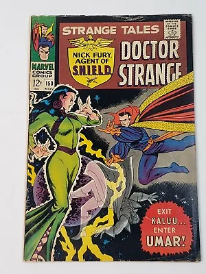 Buy Strange Tales 150 1st App Umar 1st John Buscema Marvel Artwork Silver Age 1966 • 47.50£