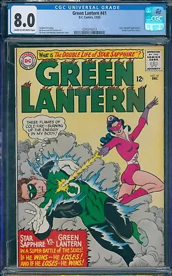 Buy Green Lantern #41 1965 CGC 8.0 COW Pages! • 213.46£