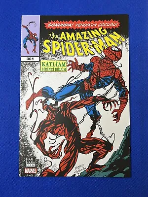 Buy Amazing Spider-Man #361 1st App Carnage Facsimile International Reprint Turkish • 19.98£