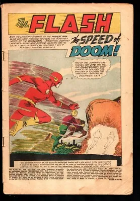 Buy Flash #108 1959-DC-Gorilla Grodd Appears-Coverless Reading Copy-P • 122.69£