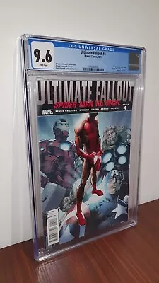 Buy Ultimate Fallout #4 9.6 CGC 1st Appearance Miles Morales 1st Print White Pages  • 470£